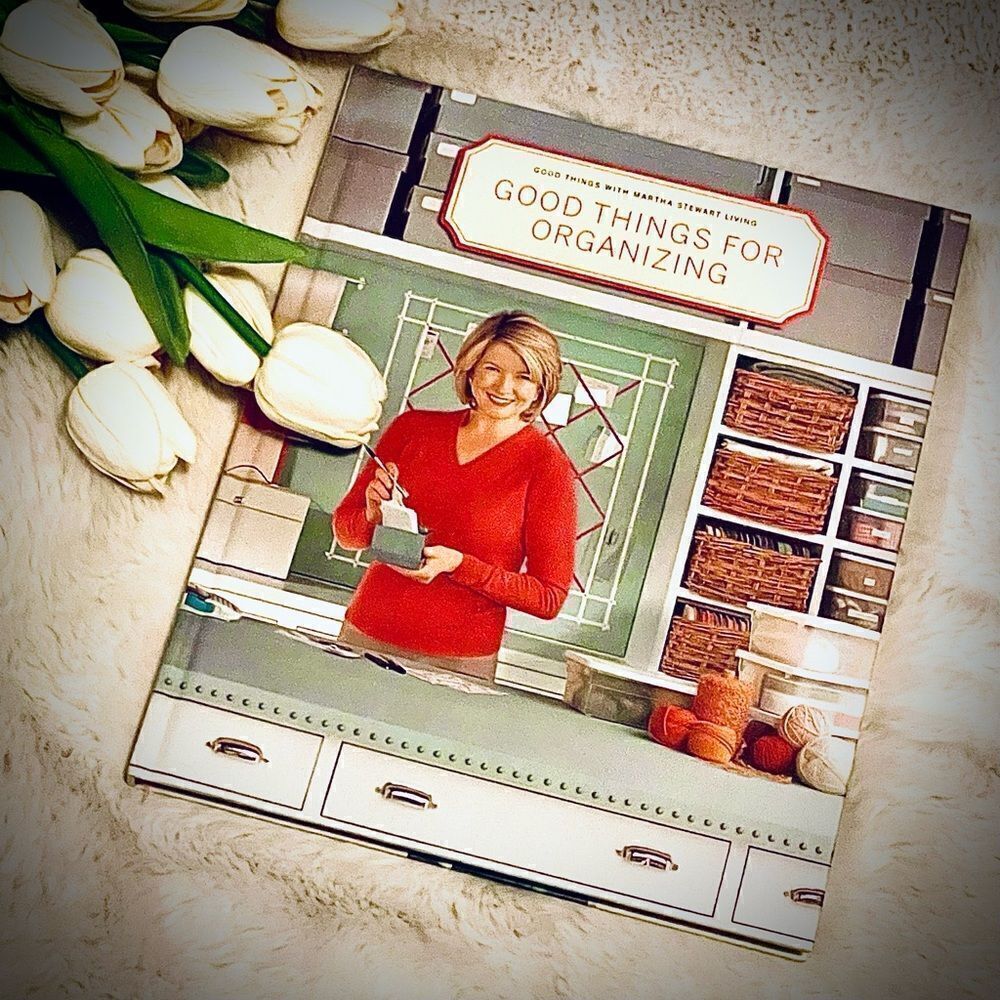 ♥️ Vintage Martha Stewart Living Good Things for Organizing hardcover book
